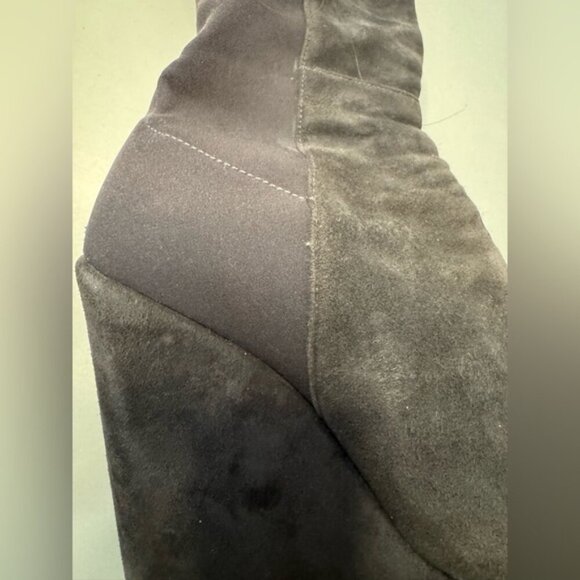 Stuart Weitzman Demiswoon OTK Suede Wedge Boots | Size 7 | Classic Over-The-Knee - Picture 8 of 10